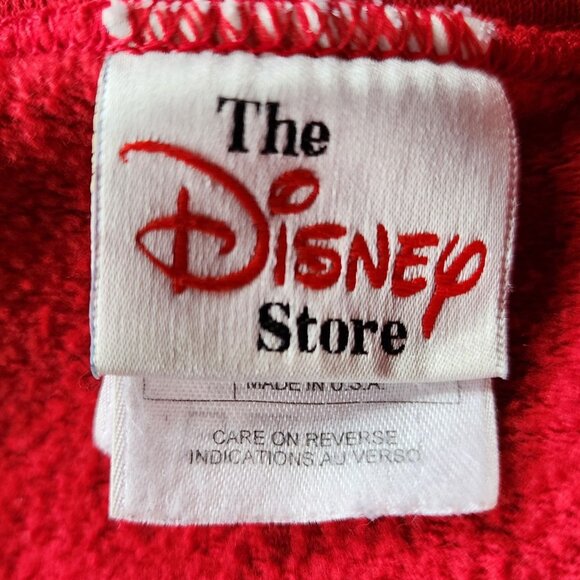 Vintage The Disney Store Adult XXL Sweatshirt Mickey Mouse 1928 Red Graphic - Picture 10 of 14